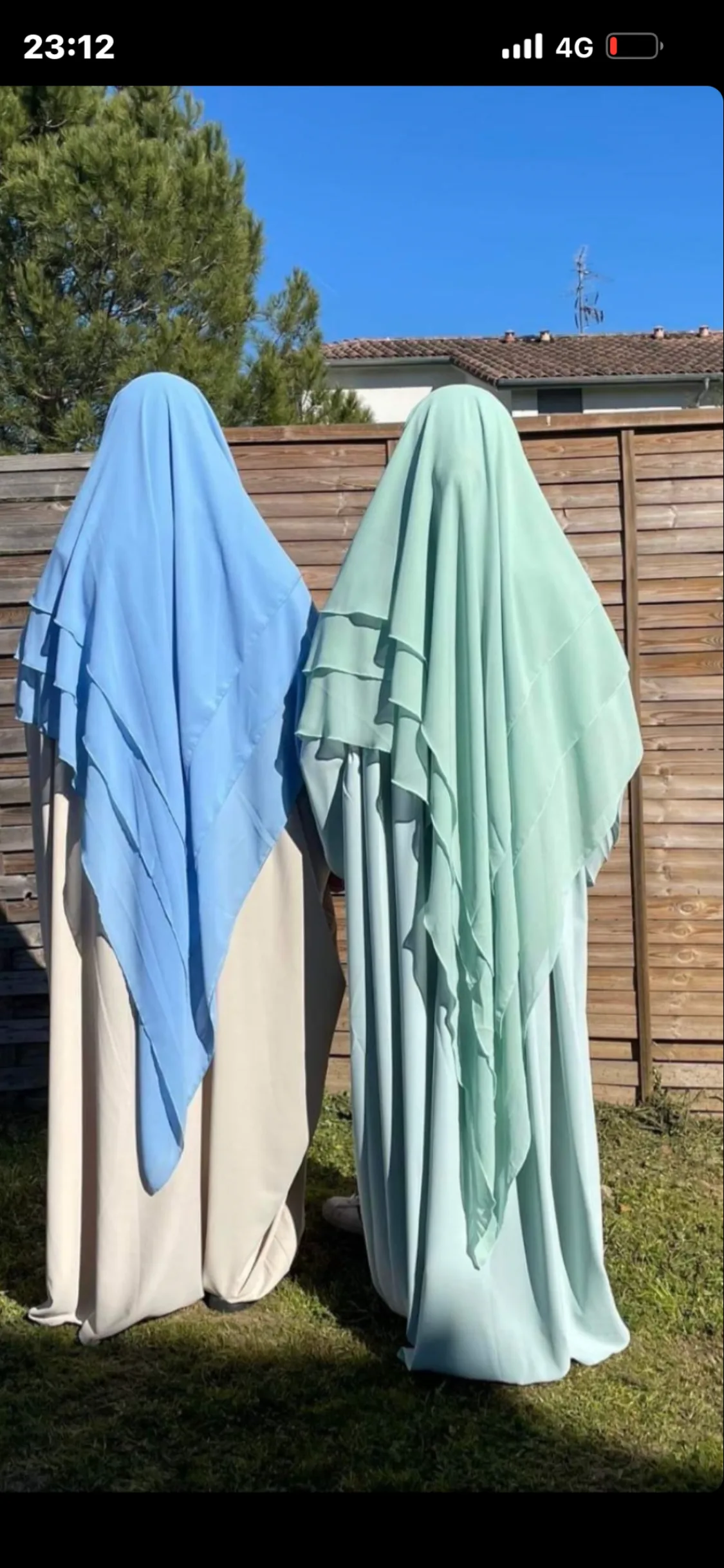 Khimar Mousseline 3 voiles – Image 4