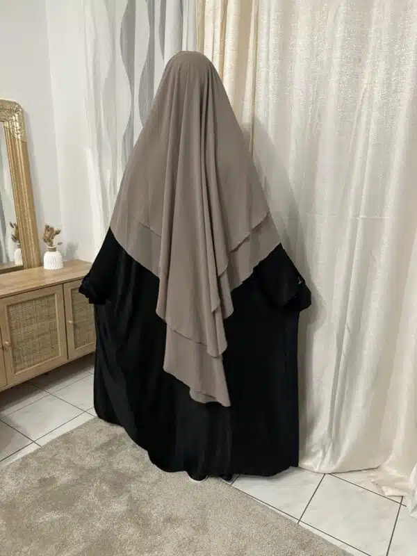 Khimar matière mousseline