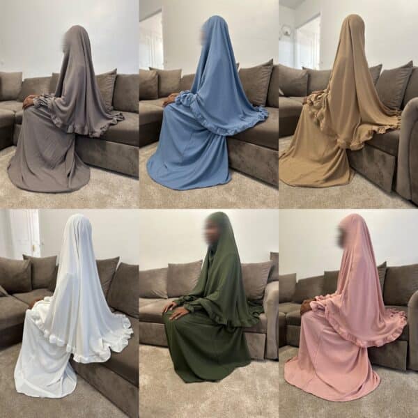 Ensemble Abaya+Khimar Froufrou