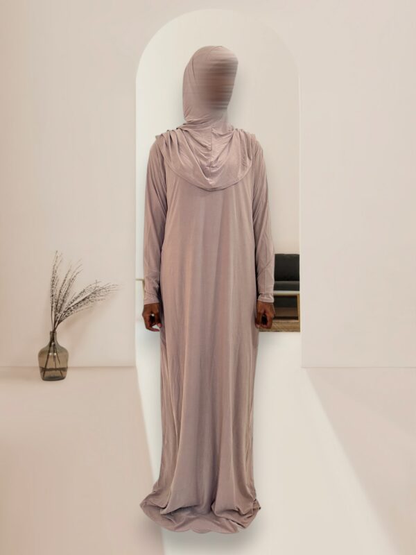 Abaya pour prière avec hijab intégré - Bayos Collection