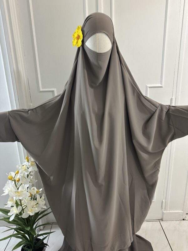 Jilbab soie de medine 2 pièces jupe – Image 24