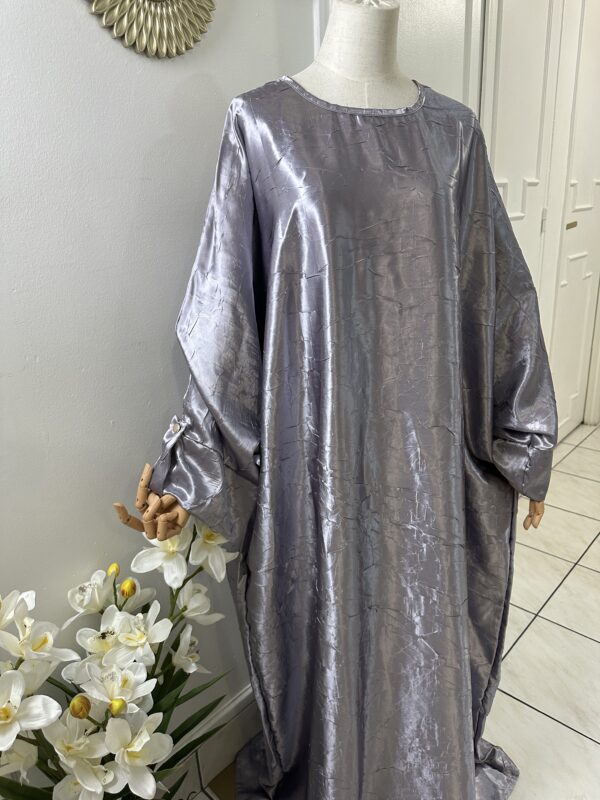 Abaya Satin froissé – Image 9