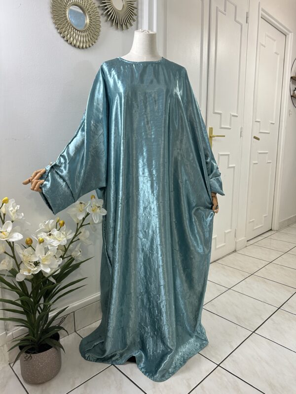 Abaya Satin froissé – Image 7