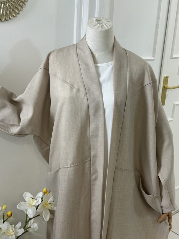 Kimono Effet Lin – Image 7