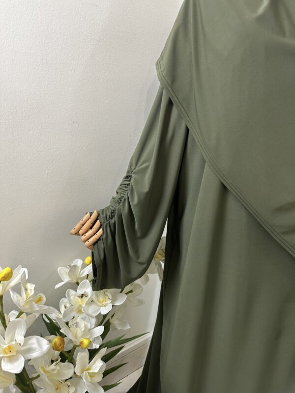Ensemble jersey Abaya+hijab – Image 12