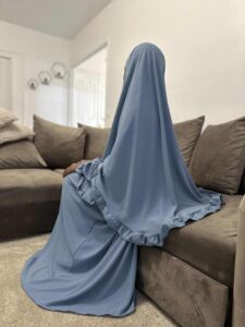 Abaya pour prière confortable et couvrante pour femmes musulmanes