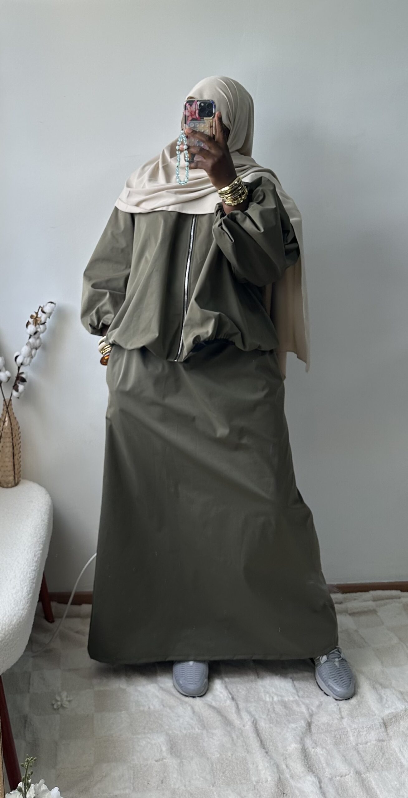 Ensemble 2 pièces tissu trench – Image 8