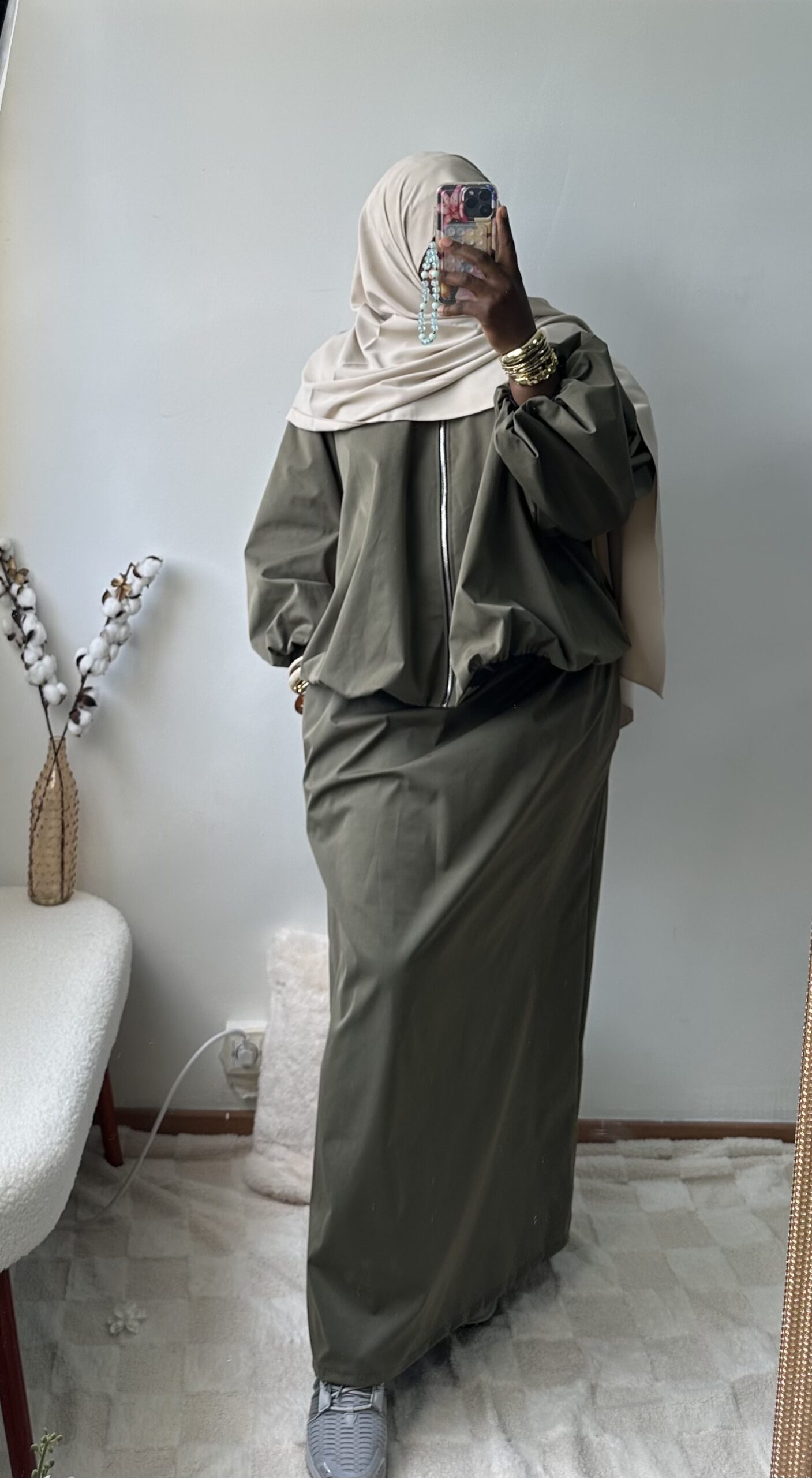 Ensemble 2 pièces tissu trench – Image 7