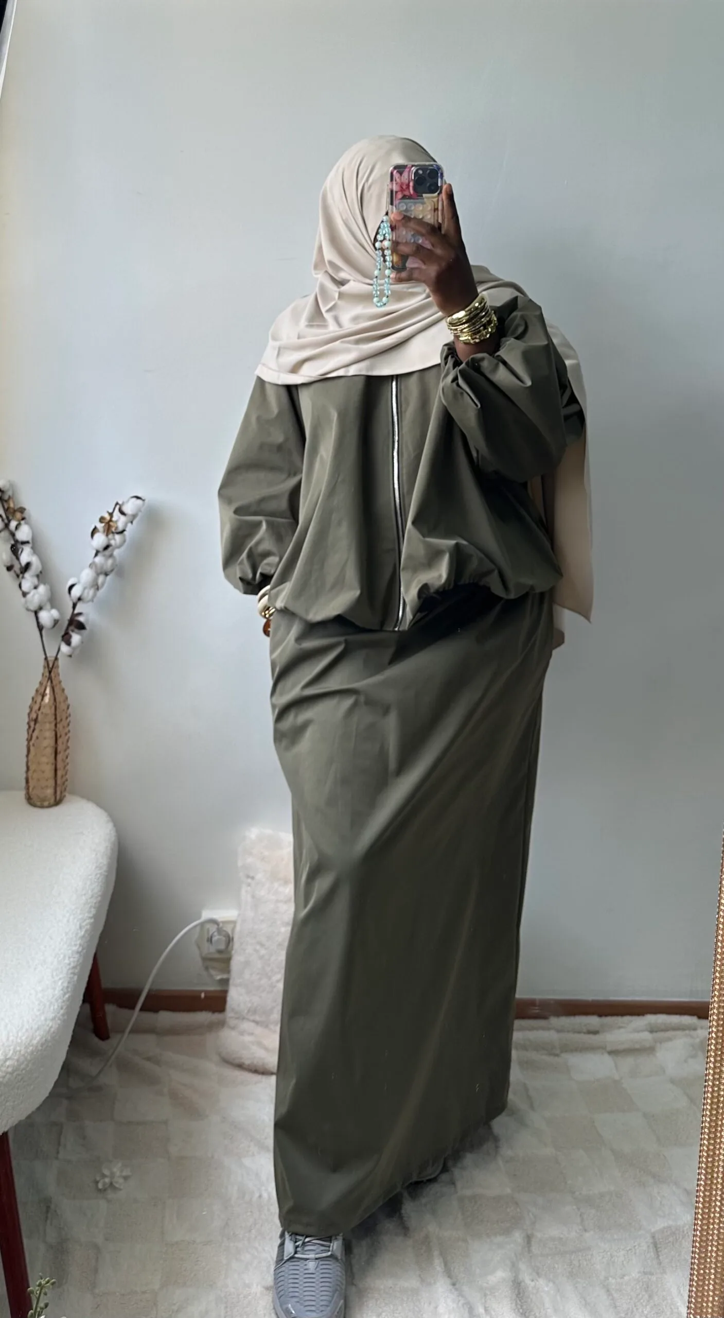 Ensemble 2 pièces tissu trench – Image 7