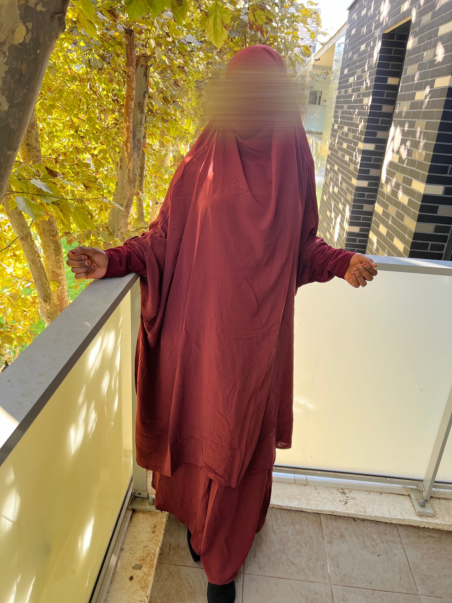 Jilbab 2 pièces jupe ( Lycra et élastique) – Image 13