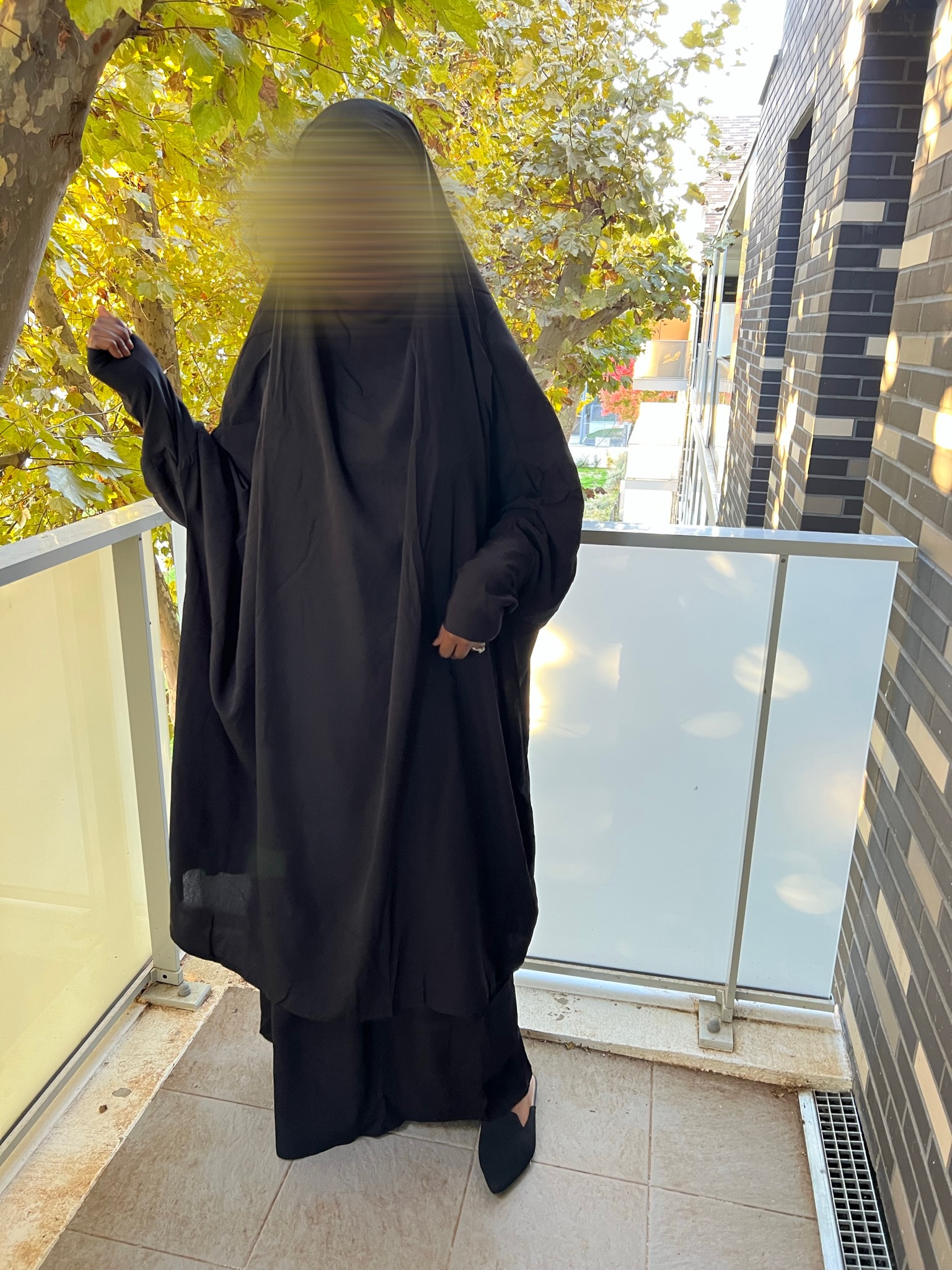 Jilbab 2 pièces jupe ( Lycra et élastique) – Image 9