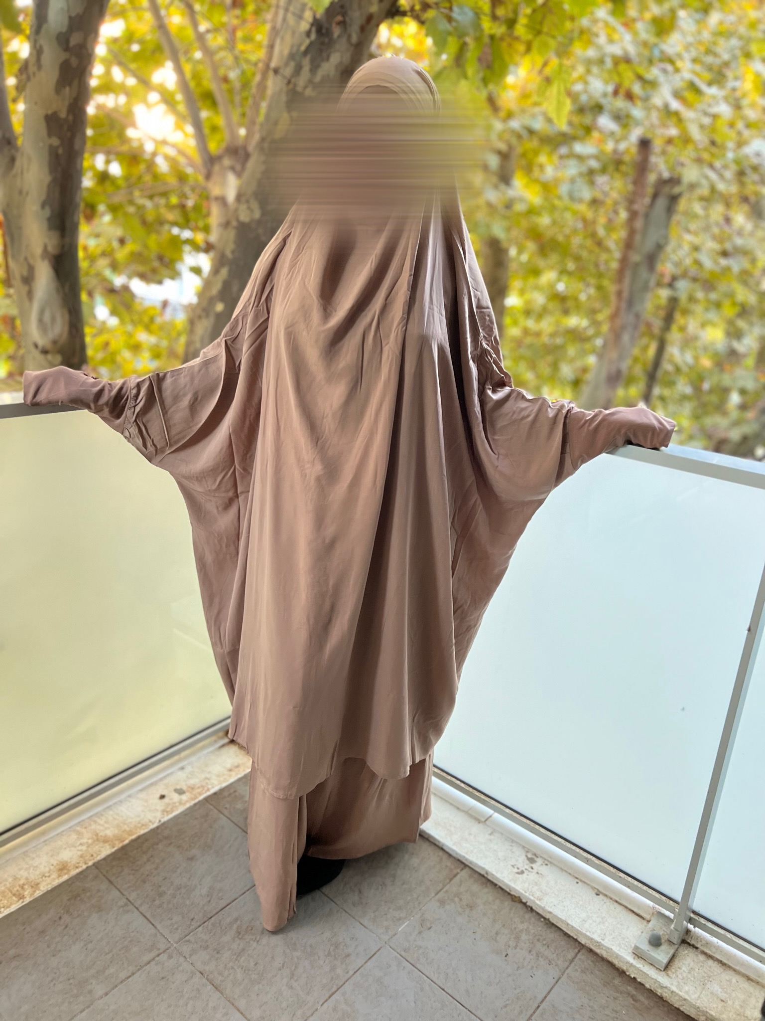 Jilbab 2 pièces jupe ( Lycra et élastique)