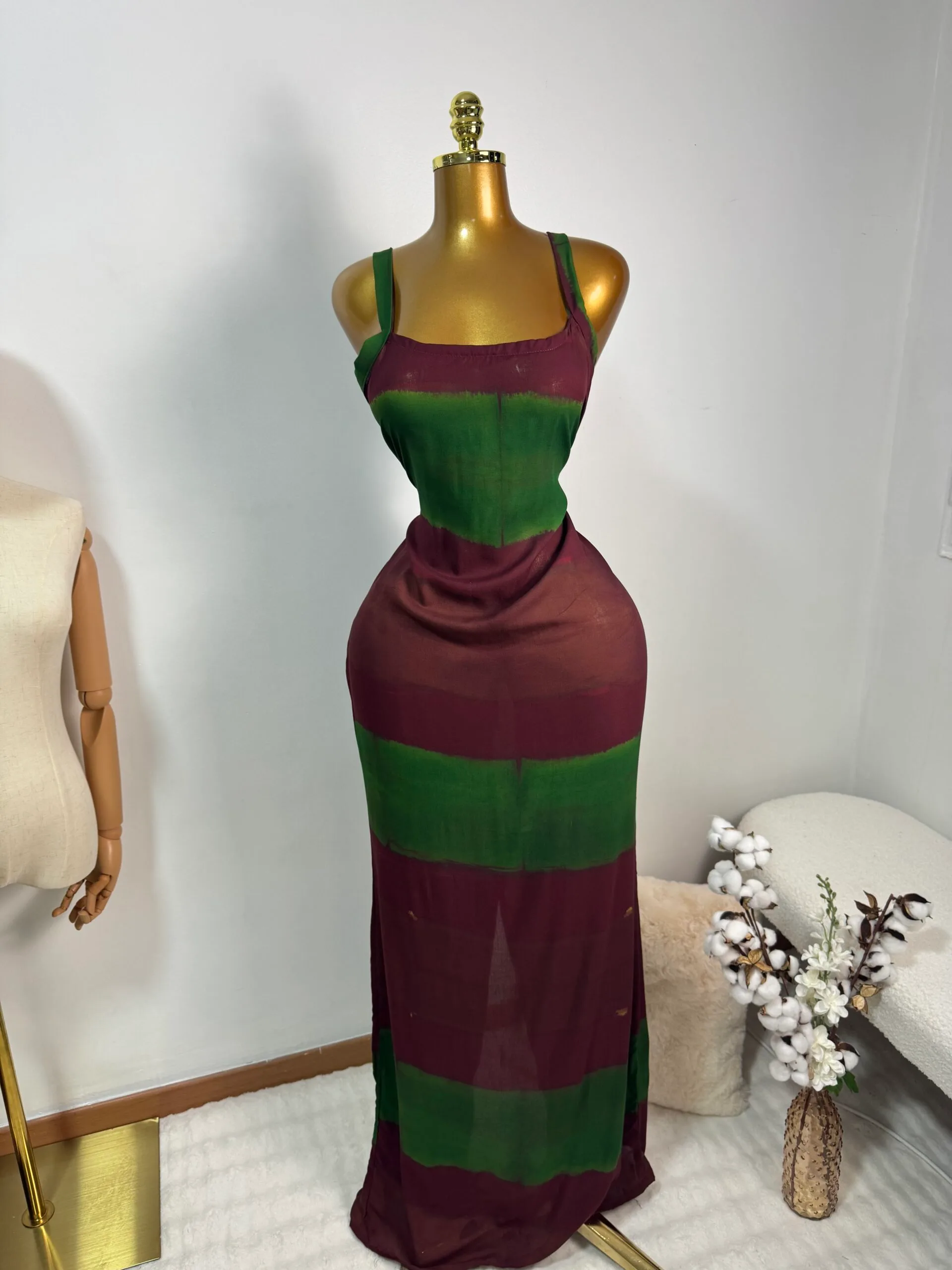 Robe longue fendue derrière – Image 4