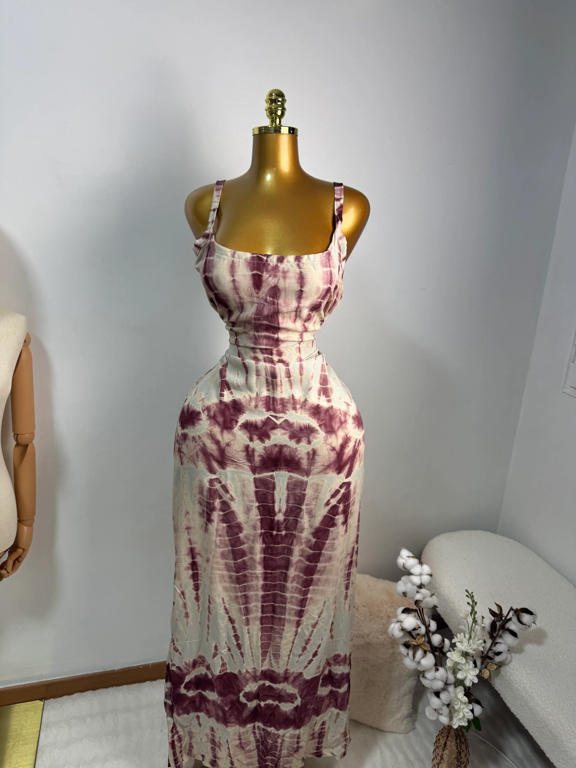 Robe longue fendue derrière – Image 2
