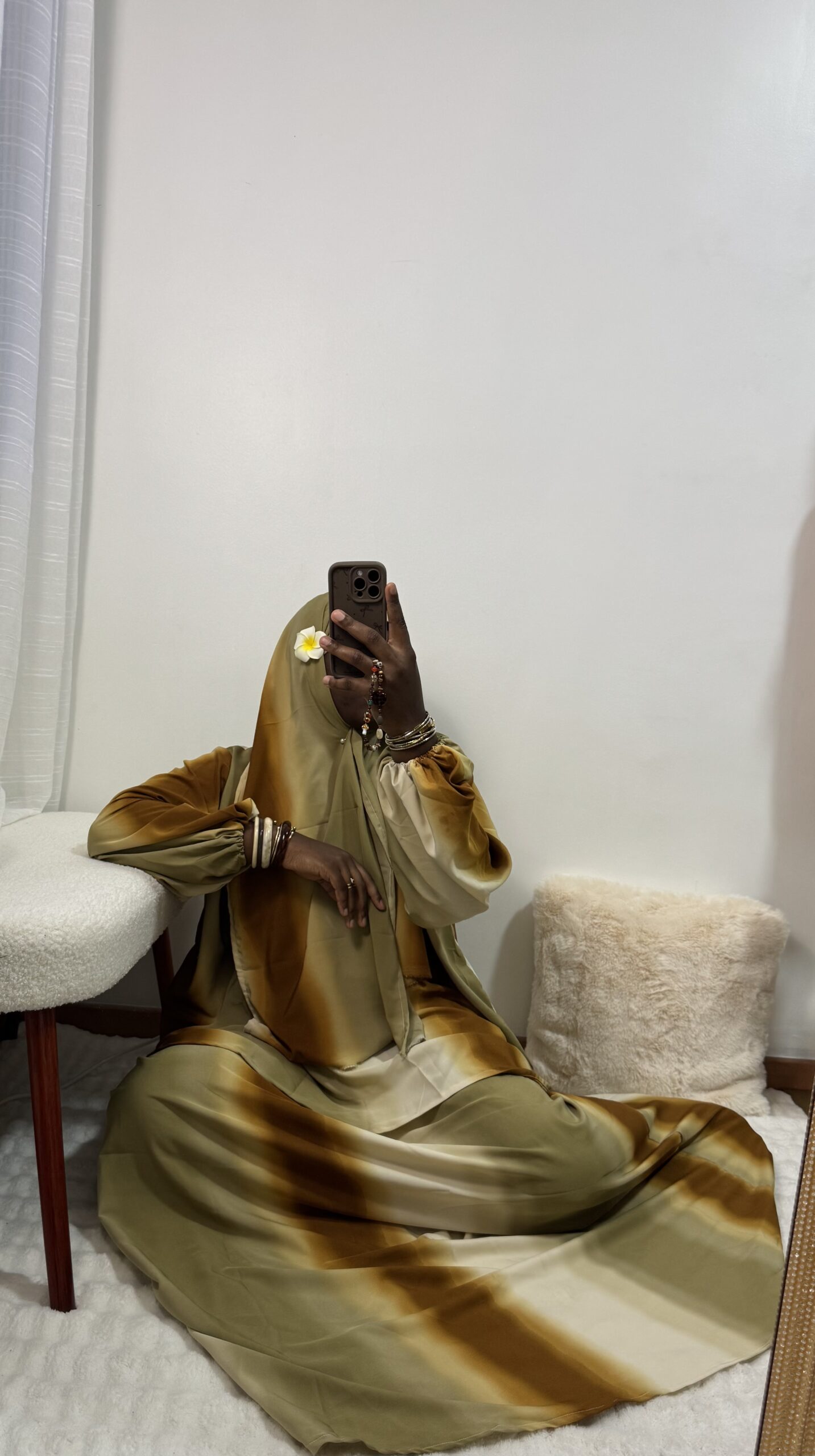 Ensemble tunique & jupe longue dégradé – Image 3