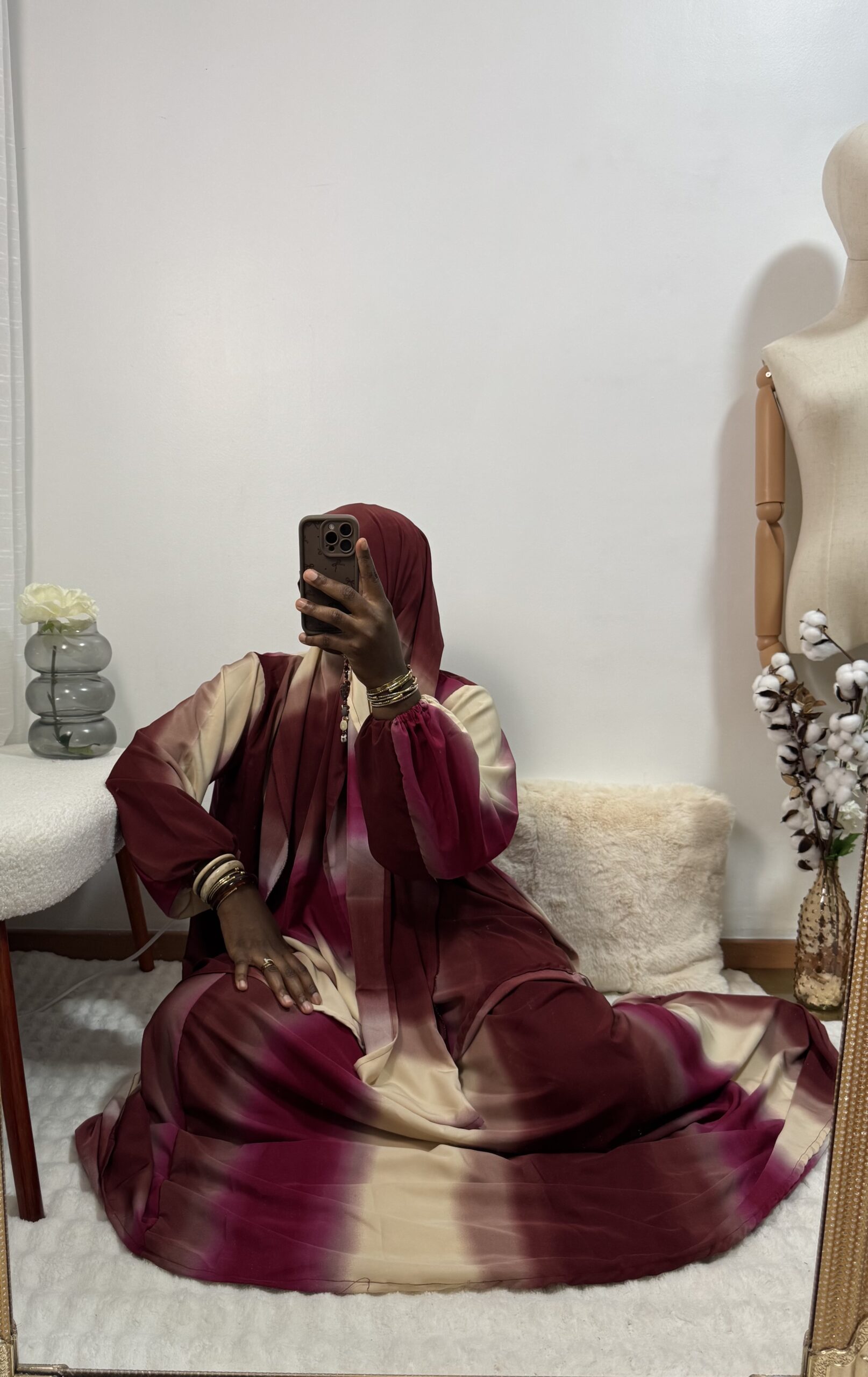 Ensemble tunique & jupe longue dégradé – Image 9