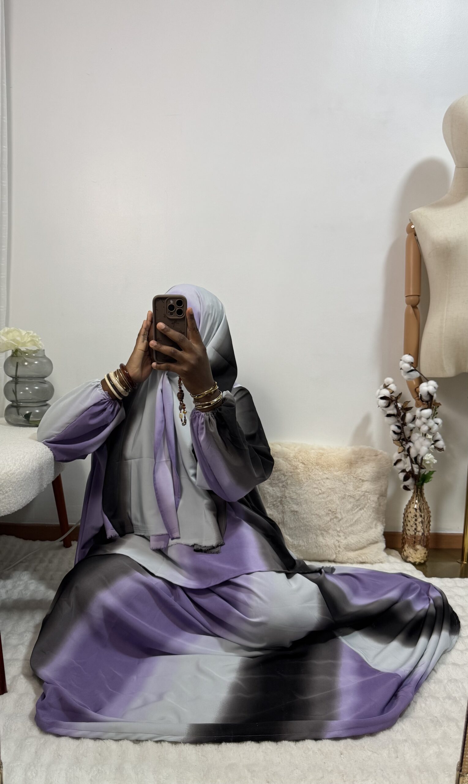 Ensemble tunique & jupe longue dégradé – Image 7